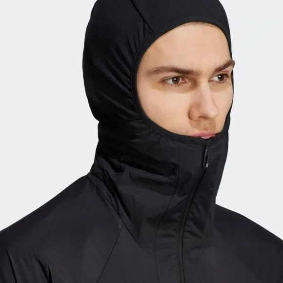 TECHROCK ULTRALIGHT 1/2-ZIP HOODED FLEECE JACKETSIZE M